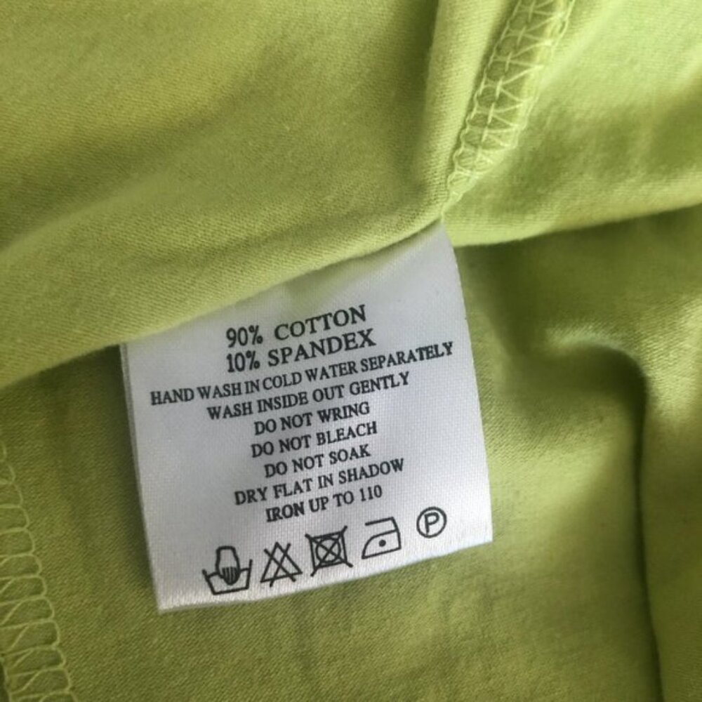 Donna Carolina Green White Top Blouse - Picture 5 of 5